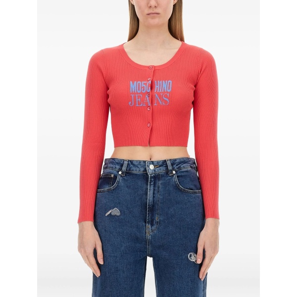 button ribbed knitwear