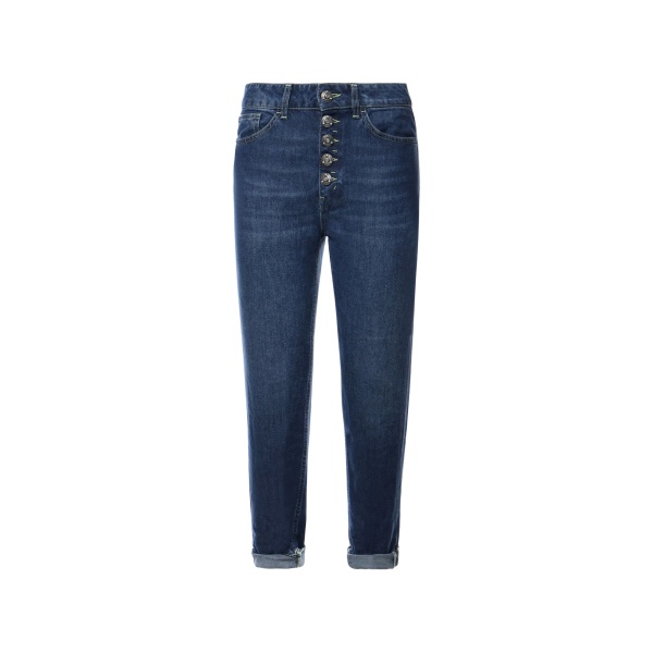 buttoned five-pocket jeans