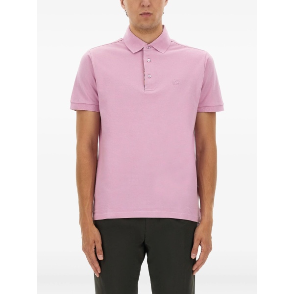 buttoned polo shirt