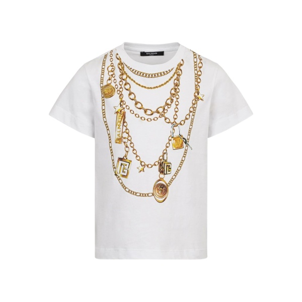 chain graphic-print T-shirt