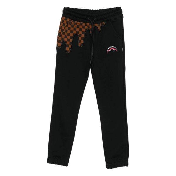 checkered track pants