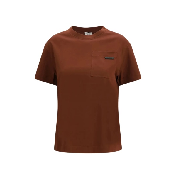 chest-pocket crew-neck T-shirt