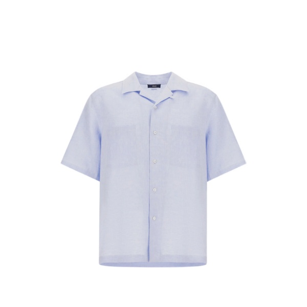 chest-pockets boxy-fit shirt