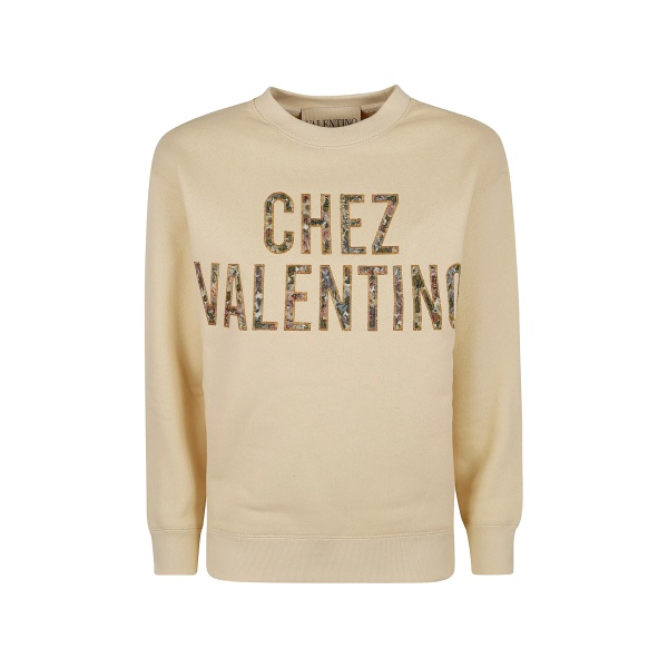 Chez Valentino embroidered sweatshirt