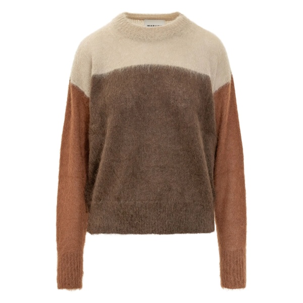 colour-block long-sleeves sweater