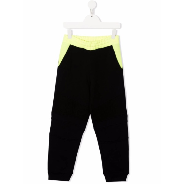 colour-block track pants