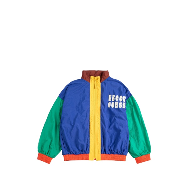 colourblock zip jacket