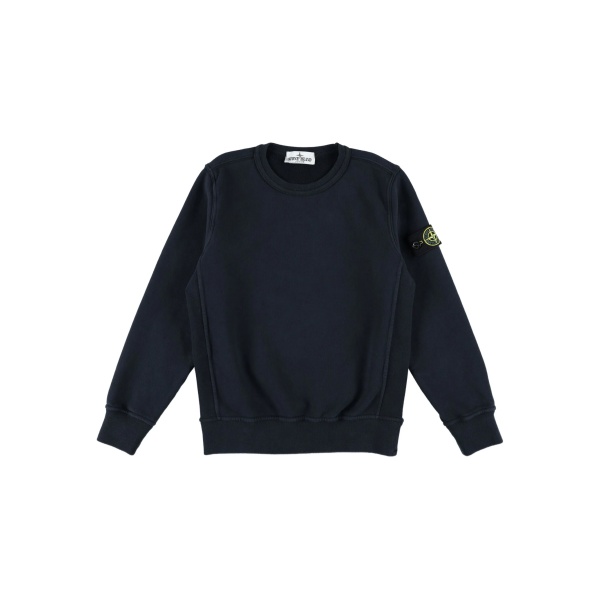 Compass-badge crew-neck sweatshirt