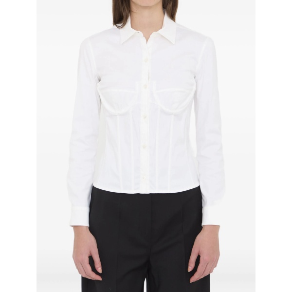 corset lace-up shirt