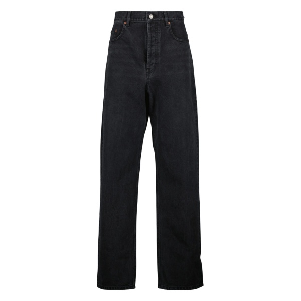 cotton straight jeans