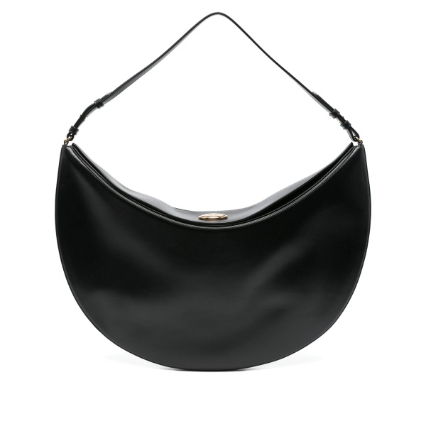 crescent leather bag