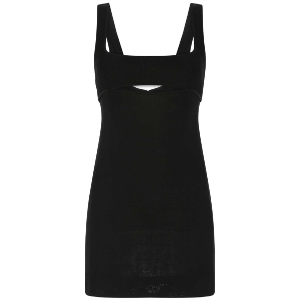 cut-out sleeveless mini dress