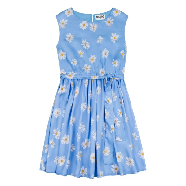 daisy-print dress