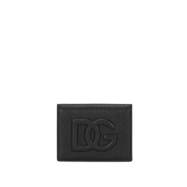 DG logo leather wallet