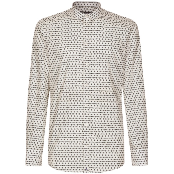 DG-print long-sleeve shirt