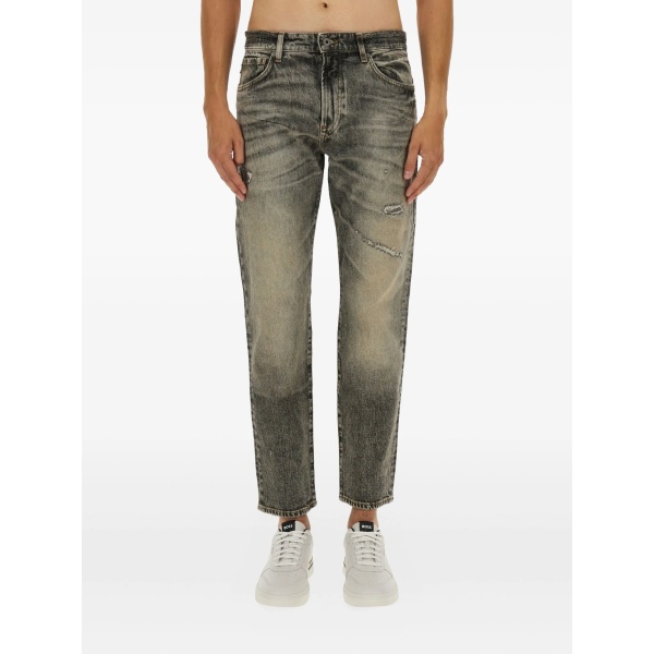 distressed jeans