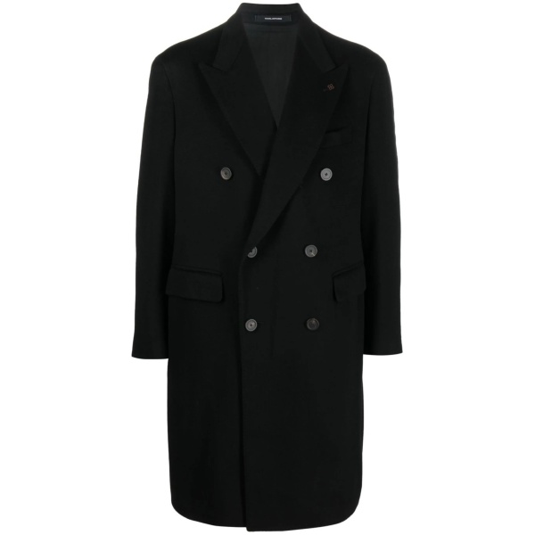double-breasted button coat