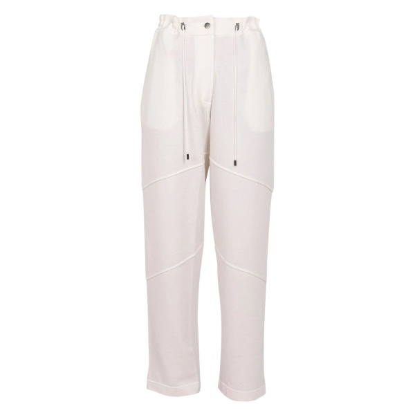 drawstring panelled trousers