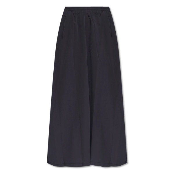 elasticated-waist pocket skirt