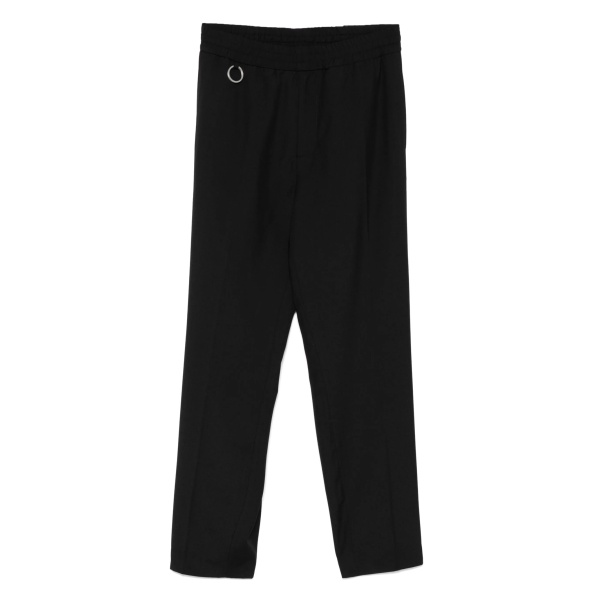 elasticated-waist trousers