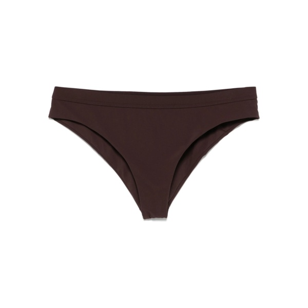 elasticated-waistband bikini bottoms