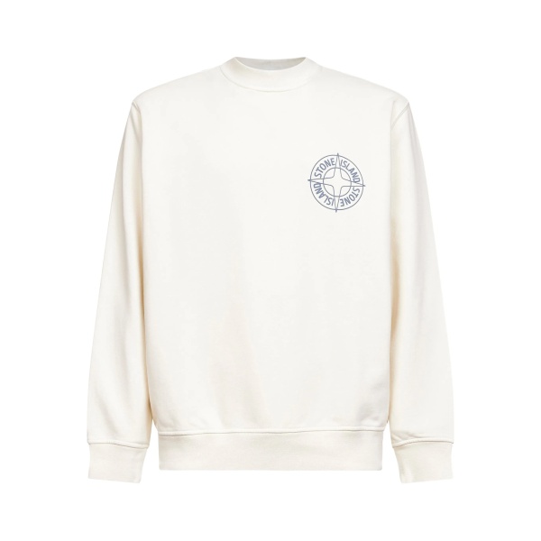embossed logo sweatshirt