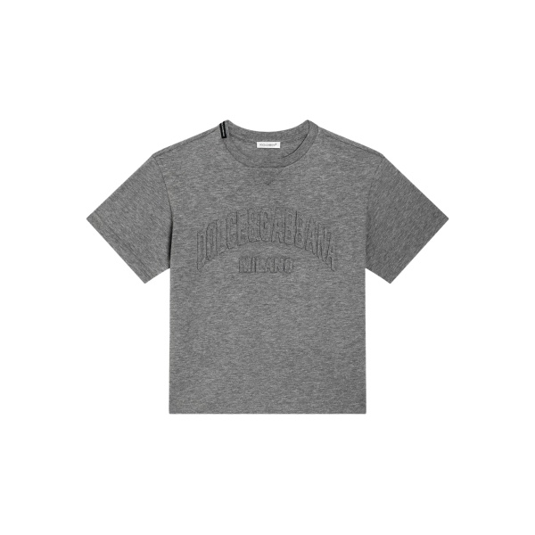 embossed-logo T-shirt