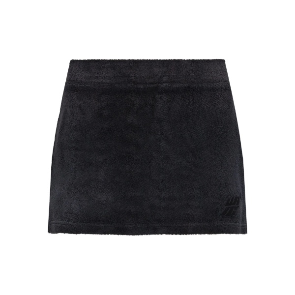 embroidered cotton mini skirt