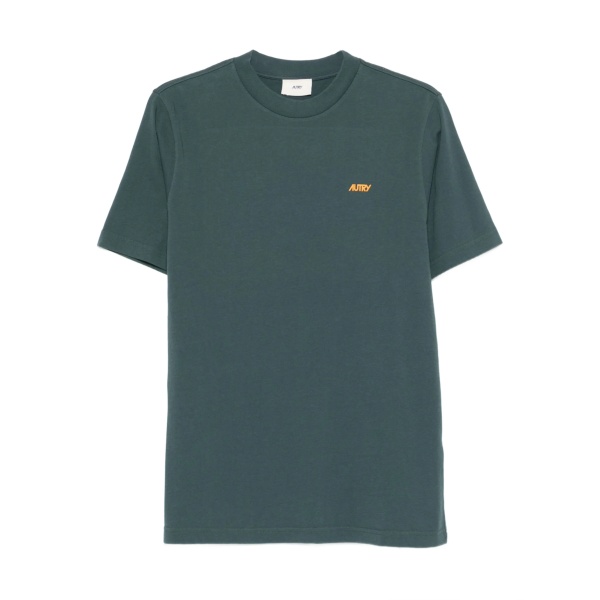 embroidered cotton T-shirt