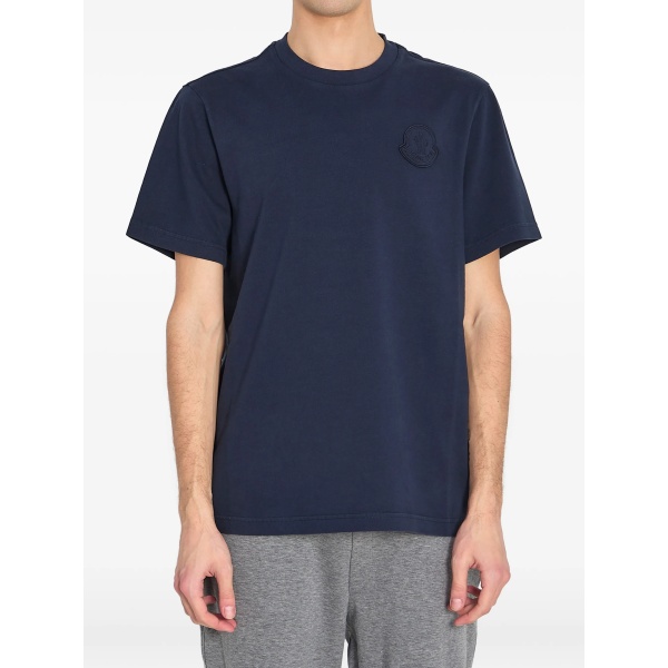 embroidered-logo T-shirt