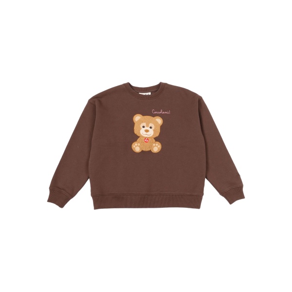 embroidered-terry sweatshirt