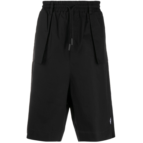 exposed-pocket bermuda shorts