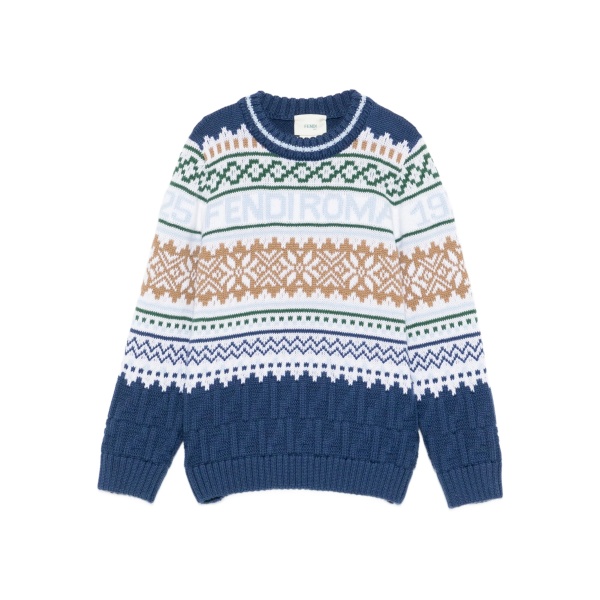 fairisle logo sweater