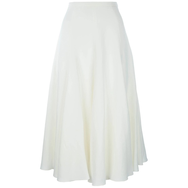 flared midi skirt