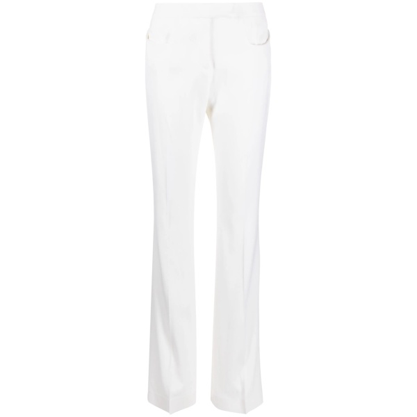 flared vrgin-wool trousers