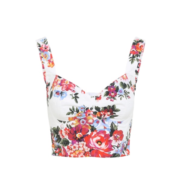 floral cotton top