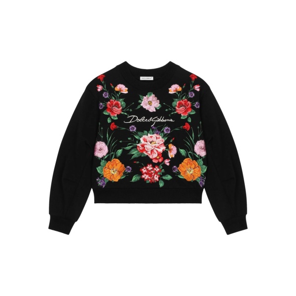 floral detailed sweatshirt