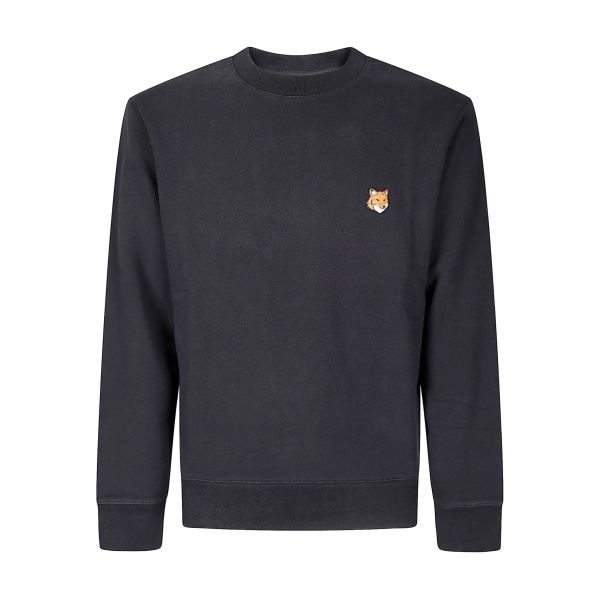 Fox Head-motif cotton sweatshirt