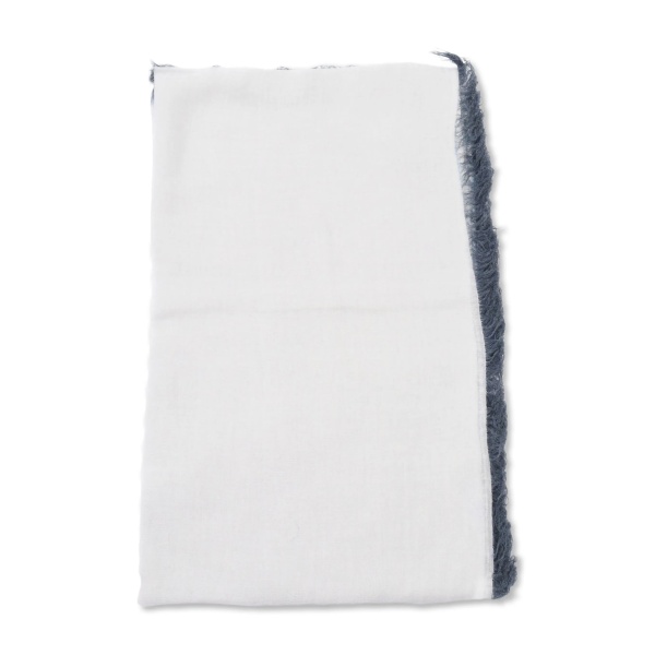 frayed-edge scarf