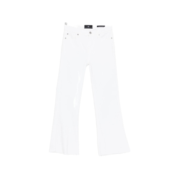 frayed five-pockets jeans