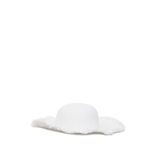 frayed sun hat