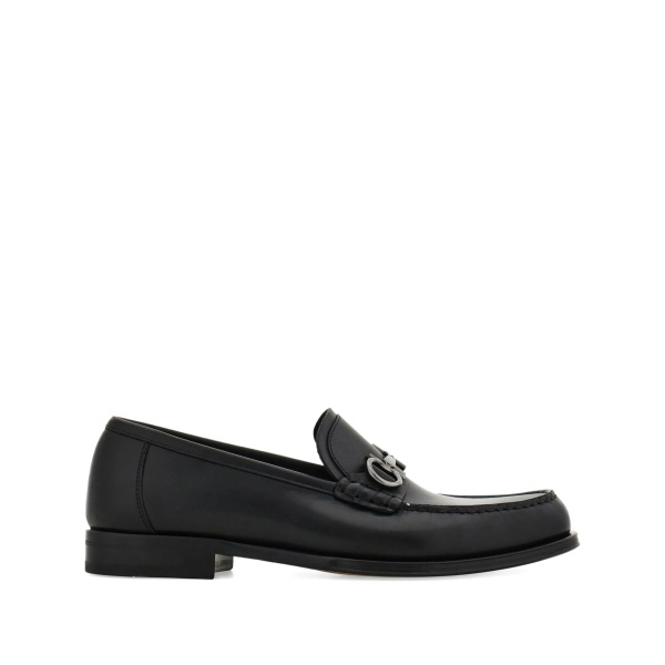 Gancini-buckle loafers