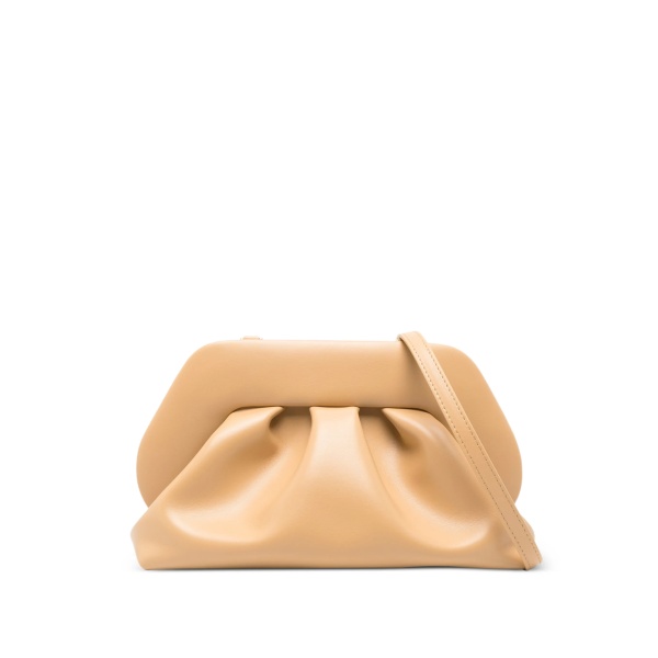 gathered clutch bag