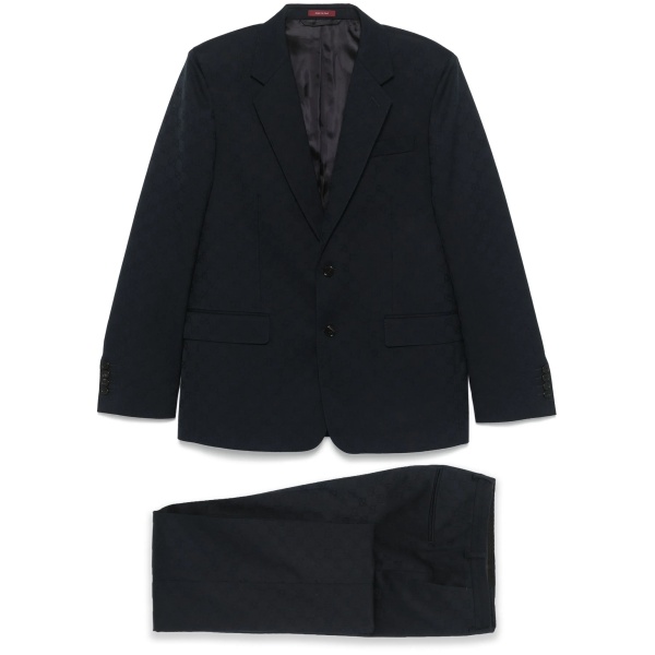 GG wool jacquard suit