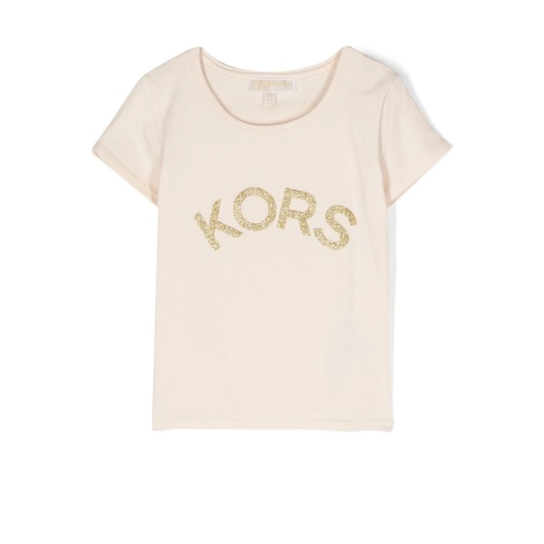 glitter logo-print T-shirt
