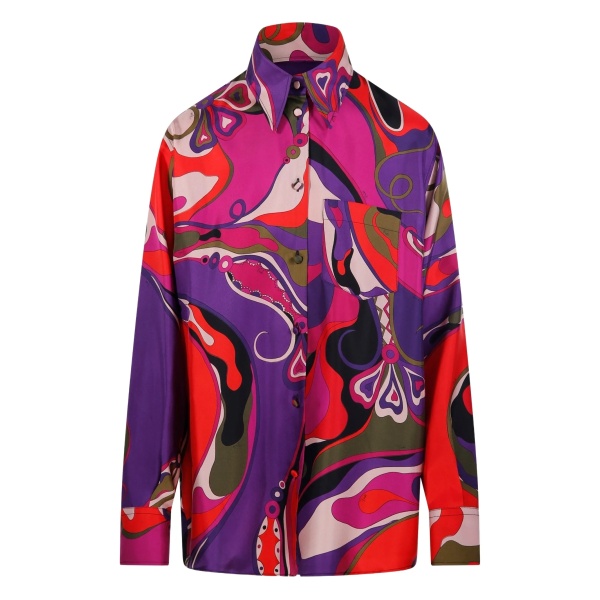 graphic-pattern shirt