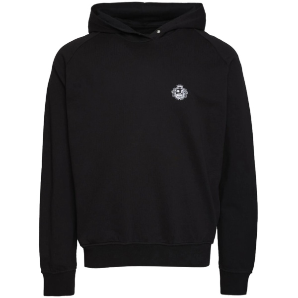 graphic-print cotton hoodie