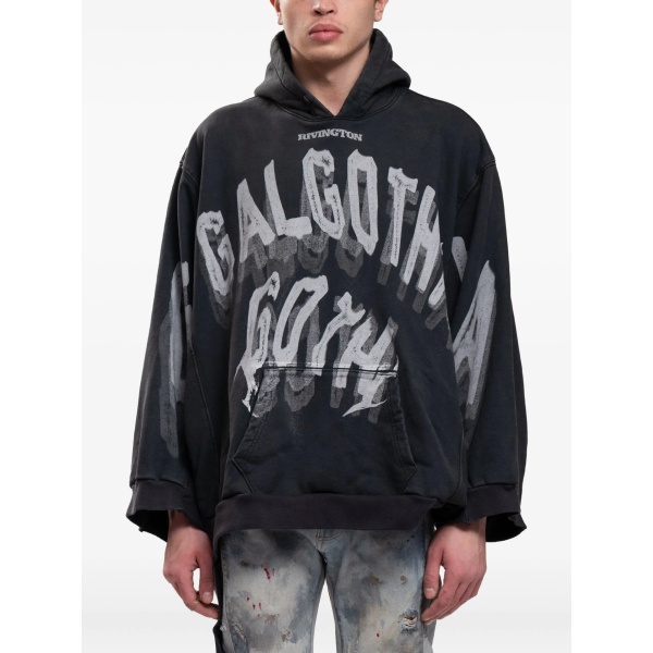 graphic-print hoodie
