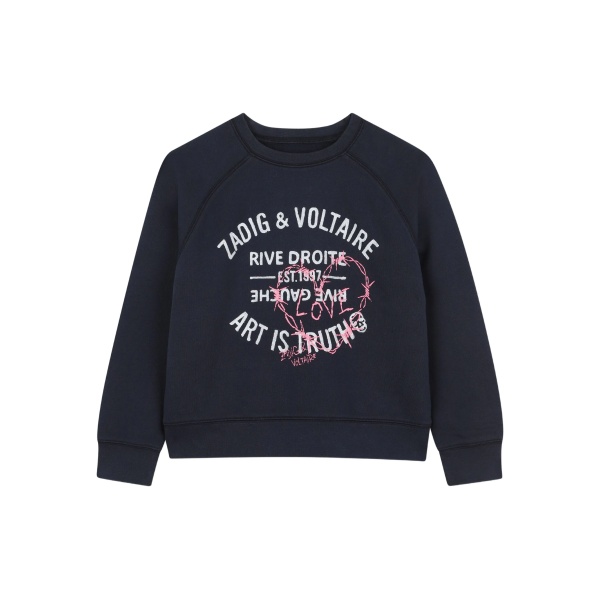 graphic-print sweatshirt