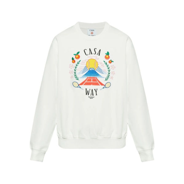 graphic-print sweatshirt